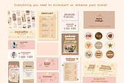 Retro Collage Branding Starter Kit, a Social Media Template by Hell Yeah Designs (Thumbnail 8 of 22)