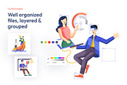Business and Work illustration Set, a Work Illustration by Vectors Market (Thumbnail 3 of 8)