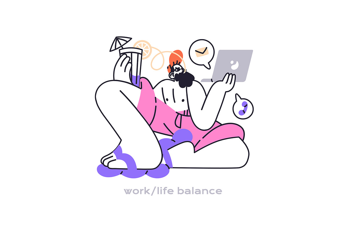 Personal development concept set, a Person Illustration by PaperTrident (Photo 13 of 27)