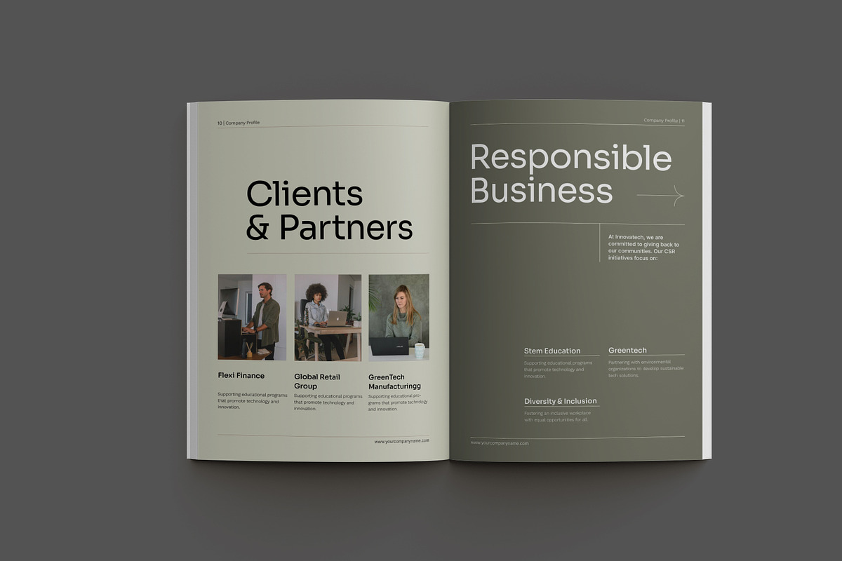 Modern Company Profile preview 7