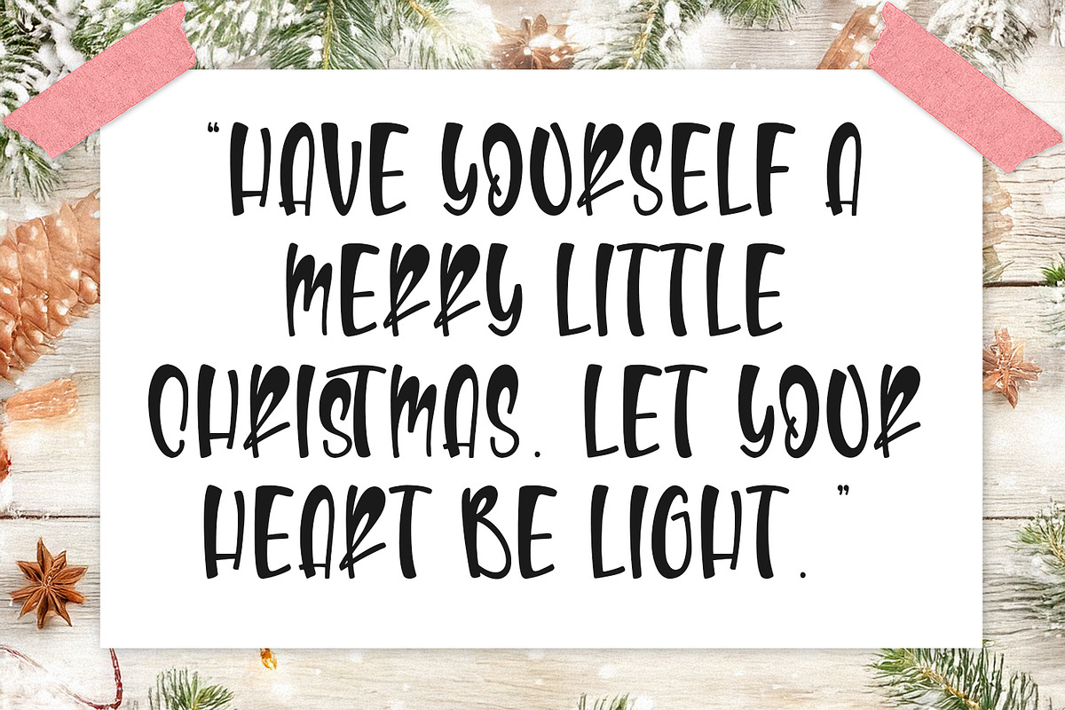 Ciannal Christmas Display Font, a Handwritten Font by Maulana Creative (Photo 2 of 7)
