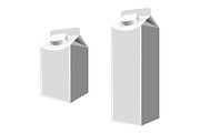 Mockaps packages of dairy products, a Cups & Container Mockup by Adamskyistudio (Thumbnail 4 of 6)