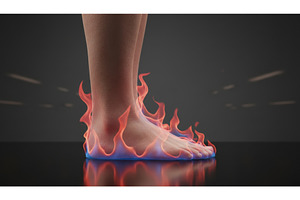 Human feet standing on a reflective, a Health & Medical Photo by Igor Tichonow