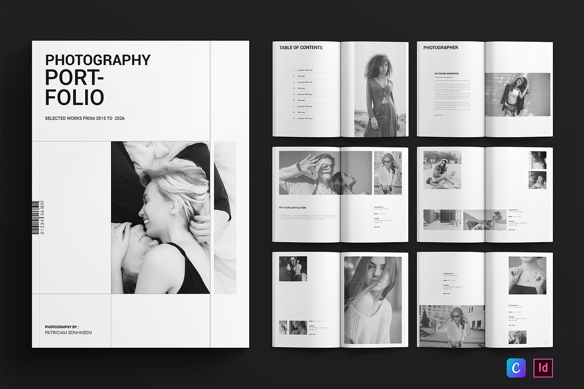 Photography Portfolio Template, a Brochure Template by E-Type (Photo 1 of 8)