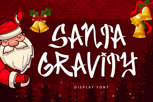 Santa Gravity - Graffiti Font