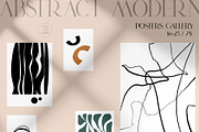 ABSTRACT MODERN POSTERS GALLERY, a Decorative Illustration by Yuliia Lashevska (Thumbnail 5 of 13)