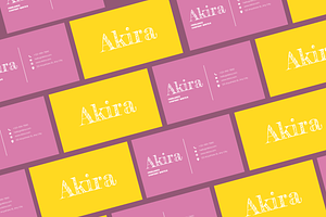 Akira Businesscard Design