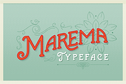 Marema Typeface, a Sans Serif Font by Adam Fathony (Thumbnail 1 of 5)