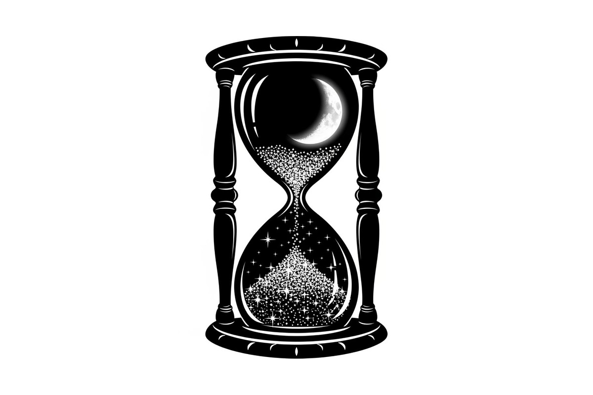 Moon Hourglass Design Bundle, an Illustration by jahid234 (Photo 24 of 31)