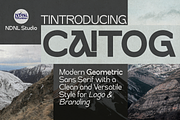 Caitog – Sans Font Family, a Sans Serif Font by NDNL Studio (Thumbnail 1 of 10)