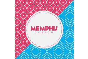memphis texture frame, a Texture Illustration by studiogstock