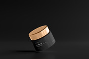 Dark Cosmetic Branding Mockups, a Cups & Container Mockup by pmvch (Thumbnail 44 of 86)