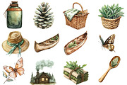 Nordic Summer Element Clipart, an Illustration by Designworld (Thumbnail 4 of 6)