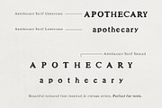 Apothecary Serif Font Collection, a Serif Font by pixelcolours (Thumbnail 4 of 14)