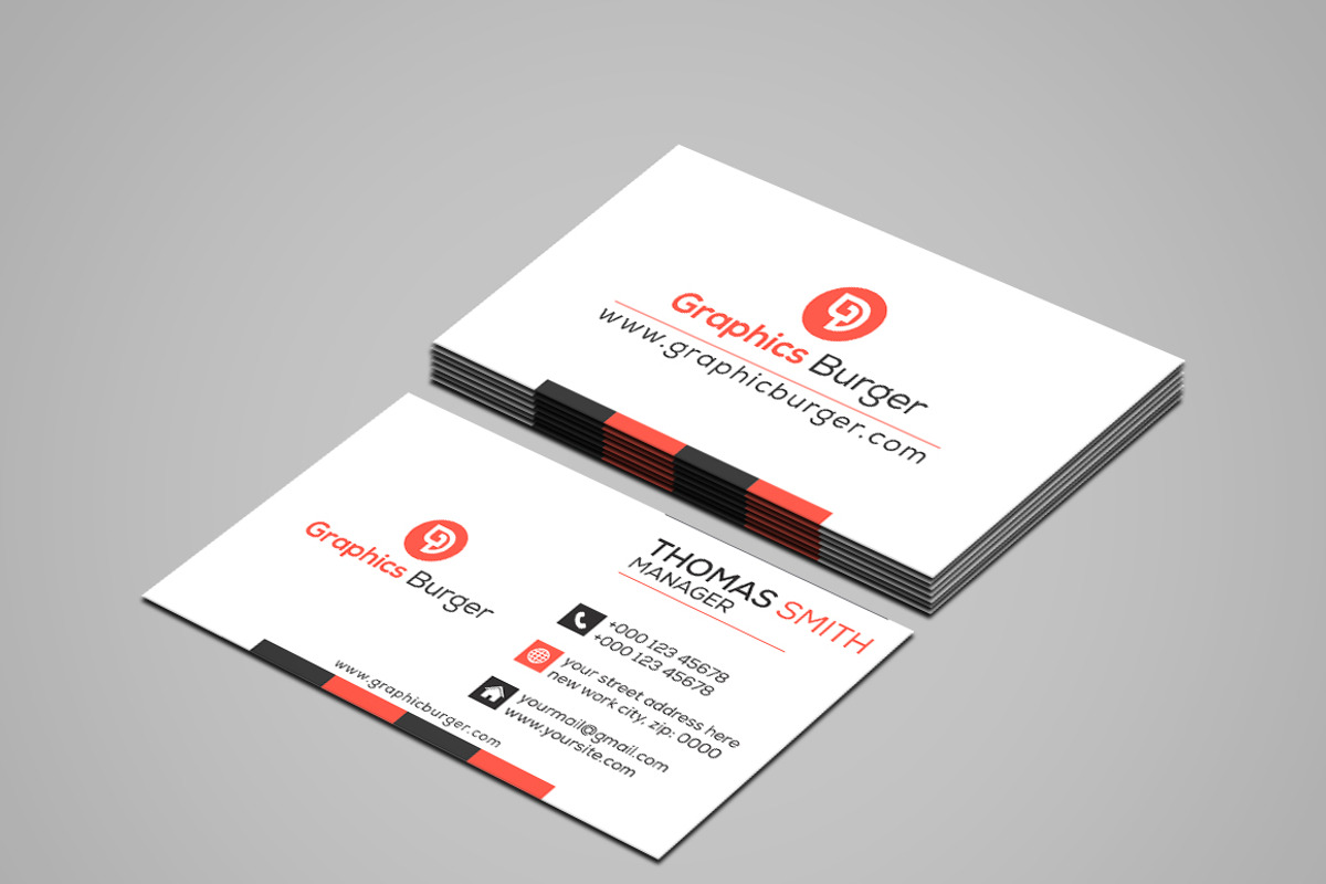 Corporate Business Card design, a Business Card Template by saifulbranding