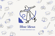 Blue Ideas, an Icon by Hannah Judd (Thumbnail 1 of 3)