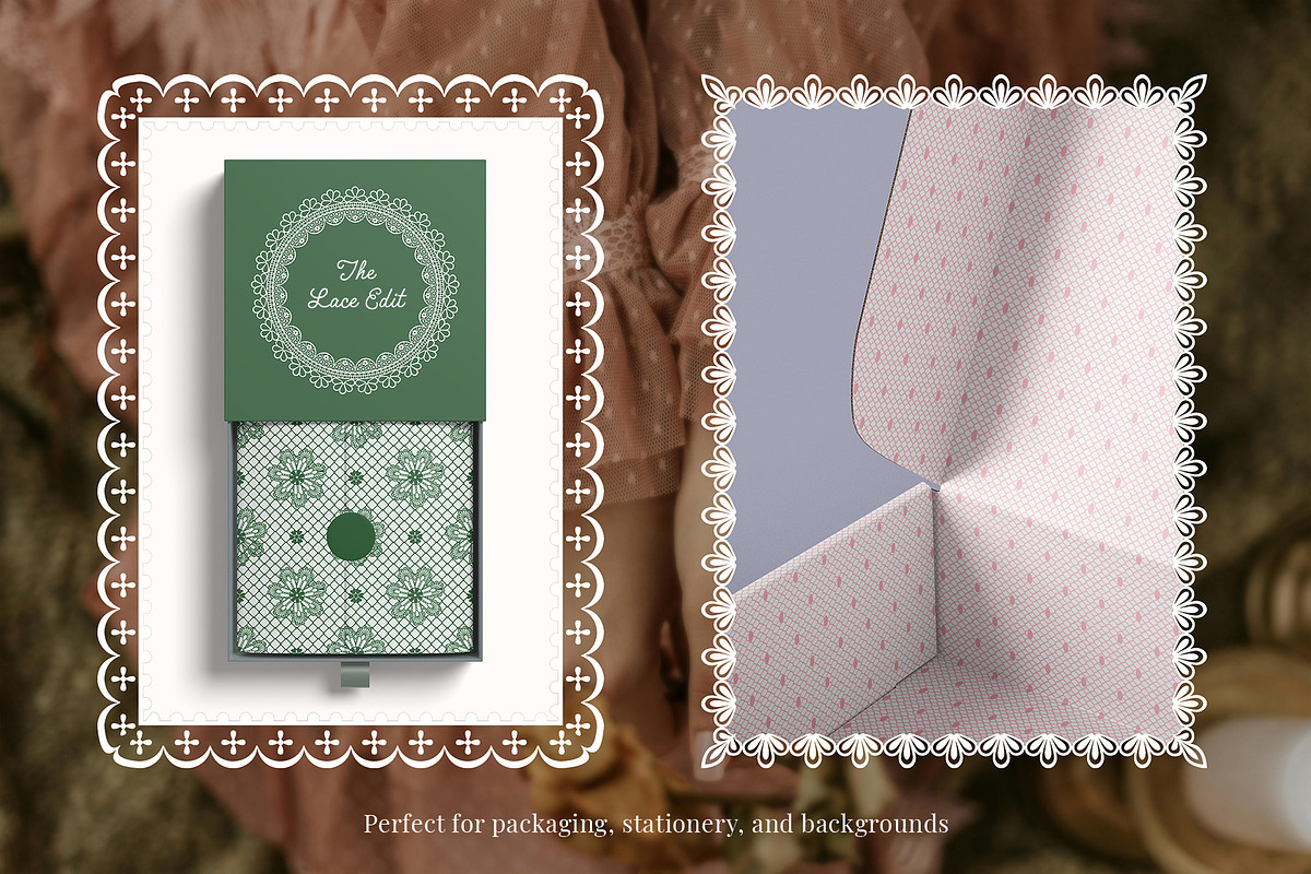 Vector Lace Frames, Doilies, Pattern, an Object Graphic by Essentially Nomadic (Photo 13 of 14)
