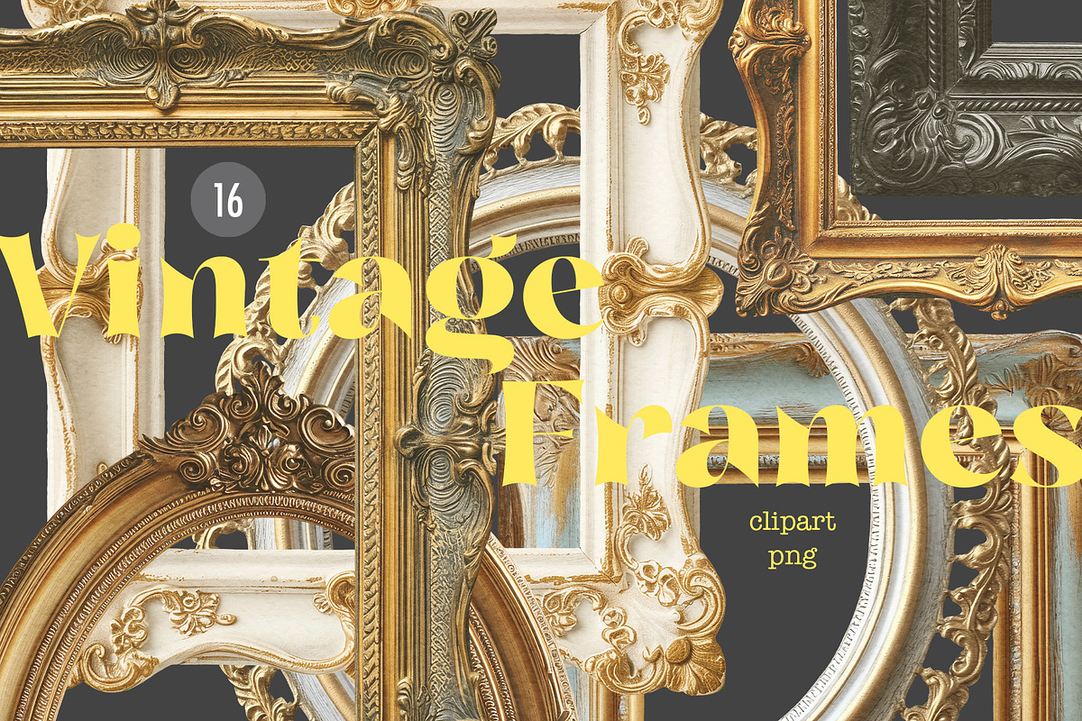 Vintage Frames, an Object Graphic by TheCuteShop (Photo 1 of 3)