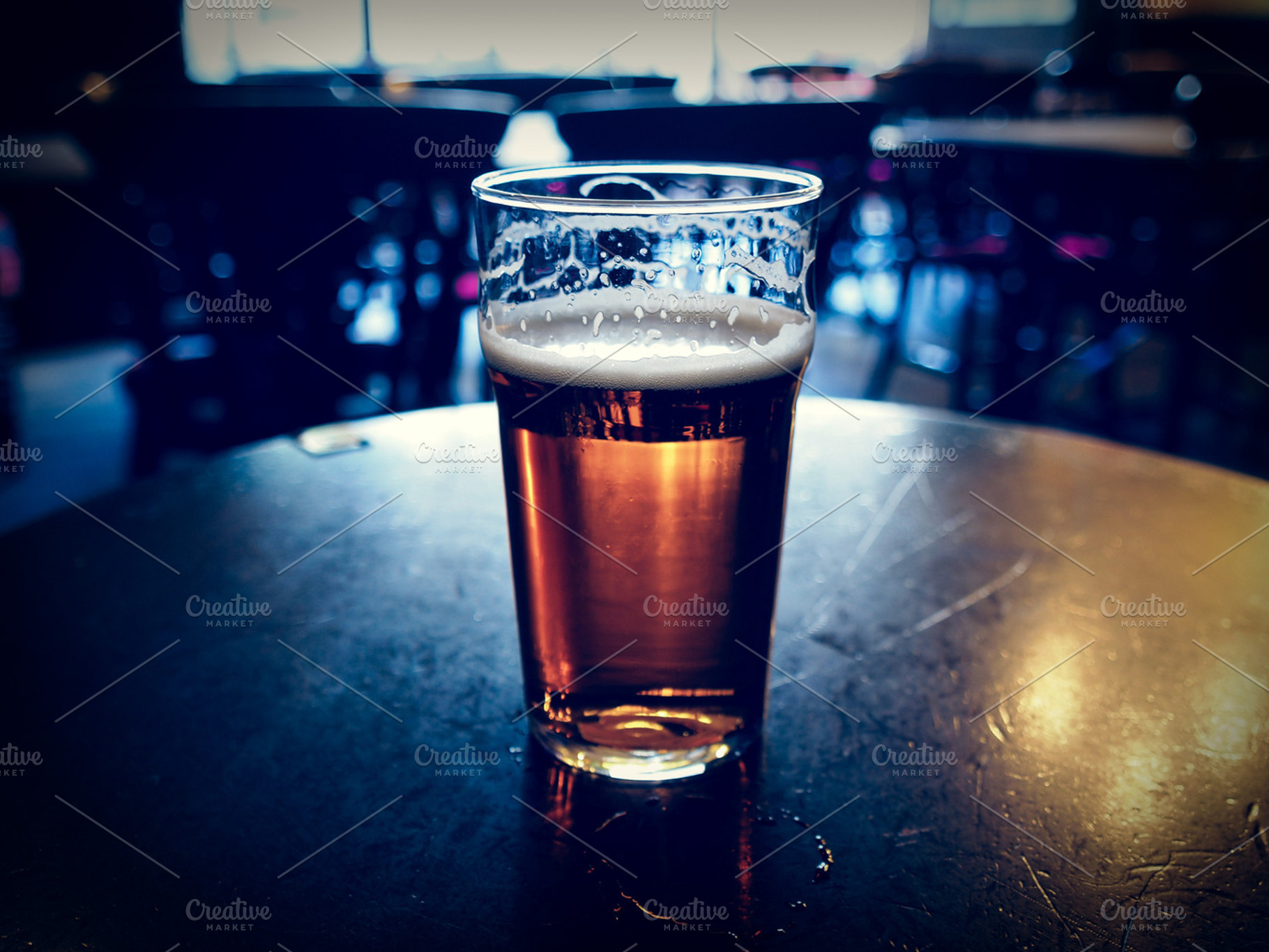 Beer Pint Containing Beer Bier And Birra