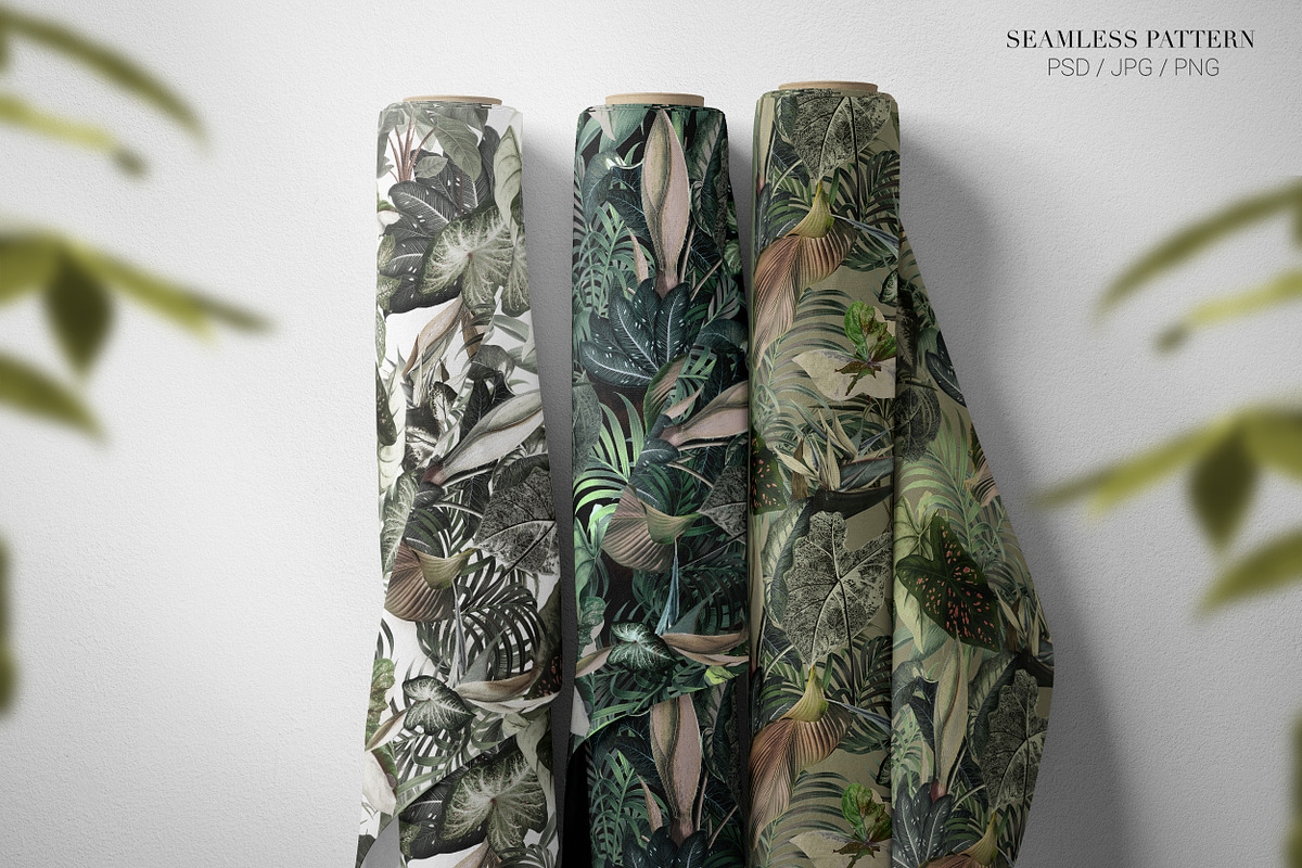 RainForest (Foliage Pattern), a Wallpaper Graphic by Luiz da Rolt Grathwohl (Photo 7 of 7)