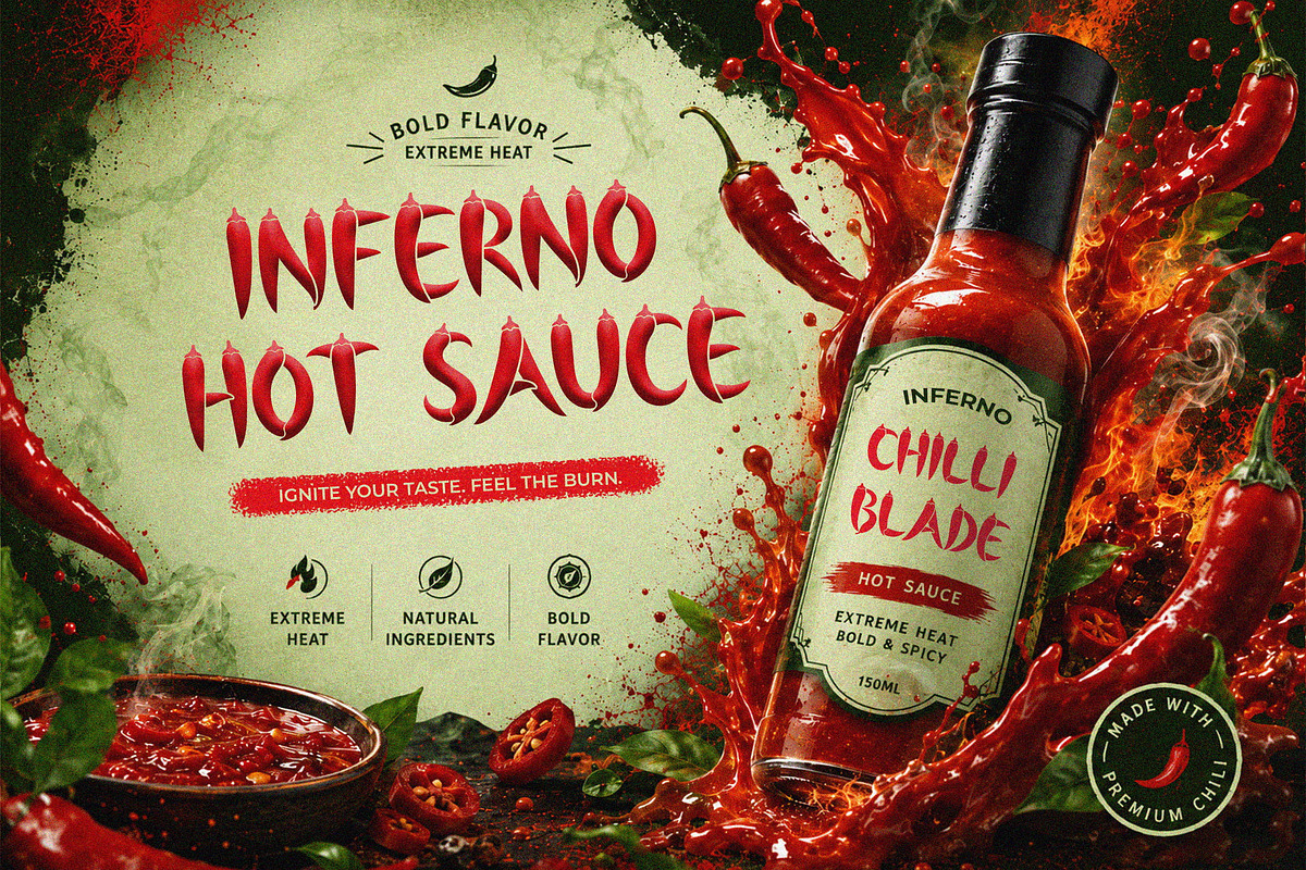 CHILLI BLADE - Display Font, a Handwritten Font by NTC Graphic (Photo 2 of 10)