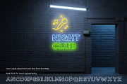 Neon Style Font, a Font by OWPictures (Thumbnail 2 of 3)