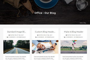 OFFICE - One Page WordPress Theme