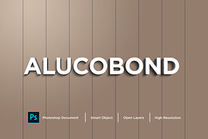 Alucobond Text Effect & Layer Style