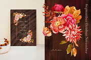Bright Autumn Watercolor Clipart, an Illustration by Julia M. Watercolor (Thumbnail 6 of 12)