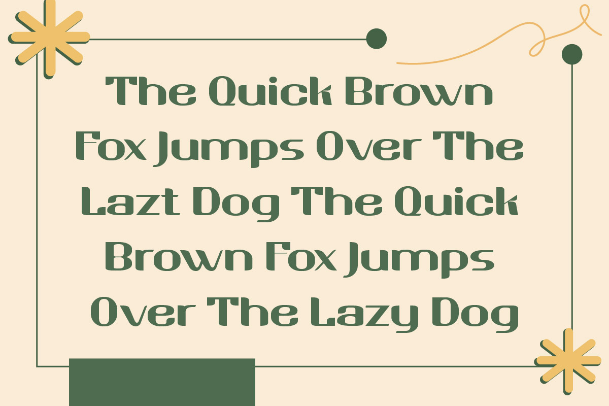 Krofi - Retro Display Font, a Sans Serif Font by trabaskriya (Photo 7 of 8)