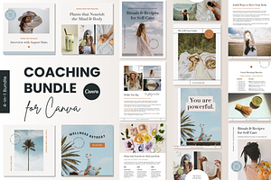 4-in-1 Coaching Bundle For Canva