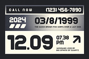 Angtechs, a Sans Serif Font by graphicook (Thumbnail 9 of 10)
