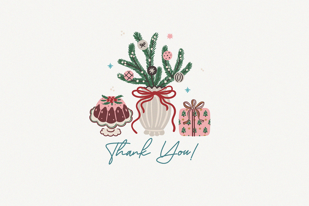 Hand Drawn Christmas Collection, an Object Graphic by Leila Divine (Photo 22 of 22)
