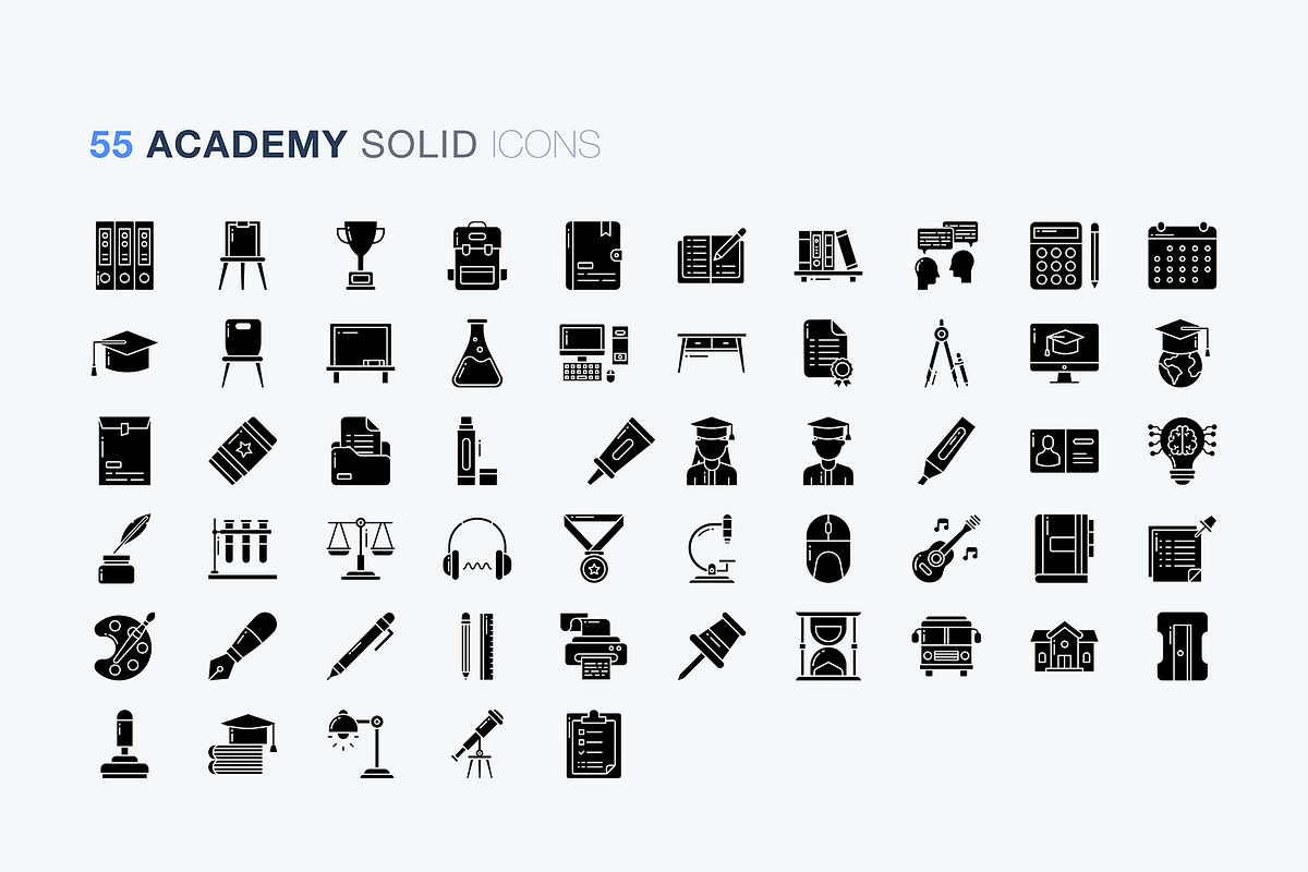 Academy and education icon set, an Icon by Icongeek26 (Photo 4 of 6)
