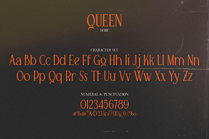 Queen Serif - 10 Fonts