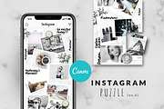 CANVA BUNDLE| Instagram puzzle templ, a Social Media Template by CreativeFolks (Thumbnail 4 of 17)