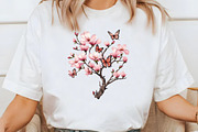 Watercolor Dreaming Tree Clipart, a Seasonal Illustration by Designworld (Thumbnail 8 of 11)