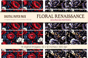 Floral Seamless Patterns 15., a Pattern Graphic by KENO Mascots (Thumbnail 4 of 4)