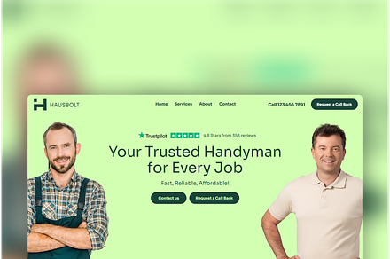Handyman Wix Studio Template