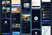 Filllo Travel App UI Design Kit, an UI Kit Template by floxui (Thumbnail 7 of 8)
