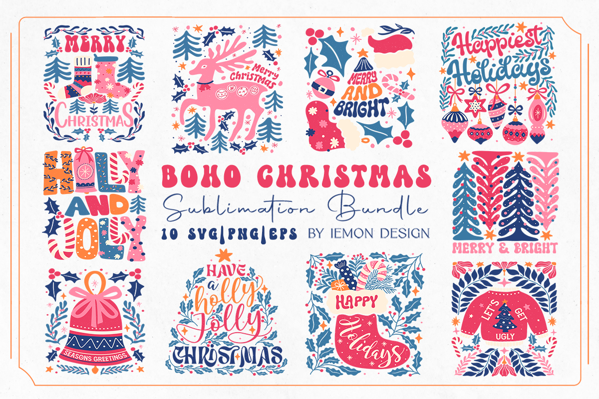 Christmas in July Mega Bundle, a Seasonal Illustration by LemonDesign (Photo 4 of 11)