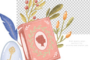 Reading time clipart digital papers, an Object Illustration by Yelloo Fish (Thumbnail 12 of 13)