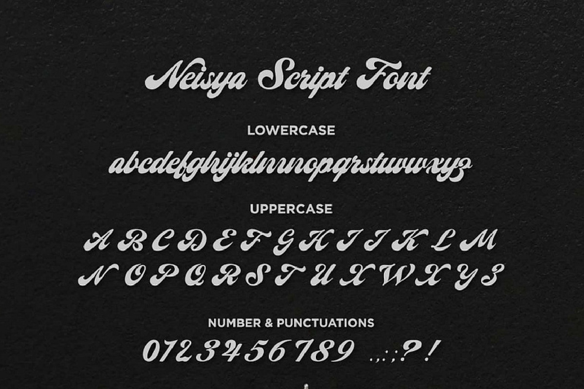 Neisya, a Handwritten Font by Jrray Studio (Photo 3 of 3)