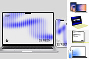 Laptop Macbook Screen Mockup Bundle, a Mac Mockup by graphypix (Thumbnail 3 of 14)