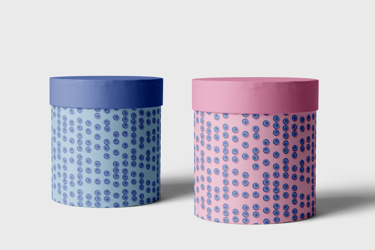 Blueberry stripes- Set patterns, a Pattern Graphic by Yummy (Photo 8 of 9)