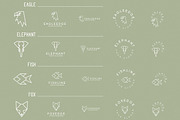 116 Geometric Animal Logos -30%, a Branding & Logo Template by VP Fonts (Thumbnail 6 of 11)