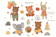 Baby Animals. Animals characters, an Animal Illustration by Lesya Skripak (Thumbnail 2 of 8)
