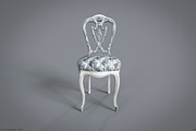 Vintage chair, a Furniture 3D Model by Snji | 3D Models (Thumbnail 7 of 14)