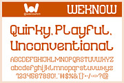 Funky Groove font, a Sans Serif Font by weknow (Thumbnail 2 of 8)
