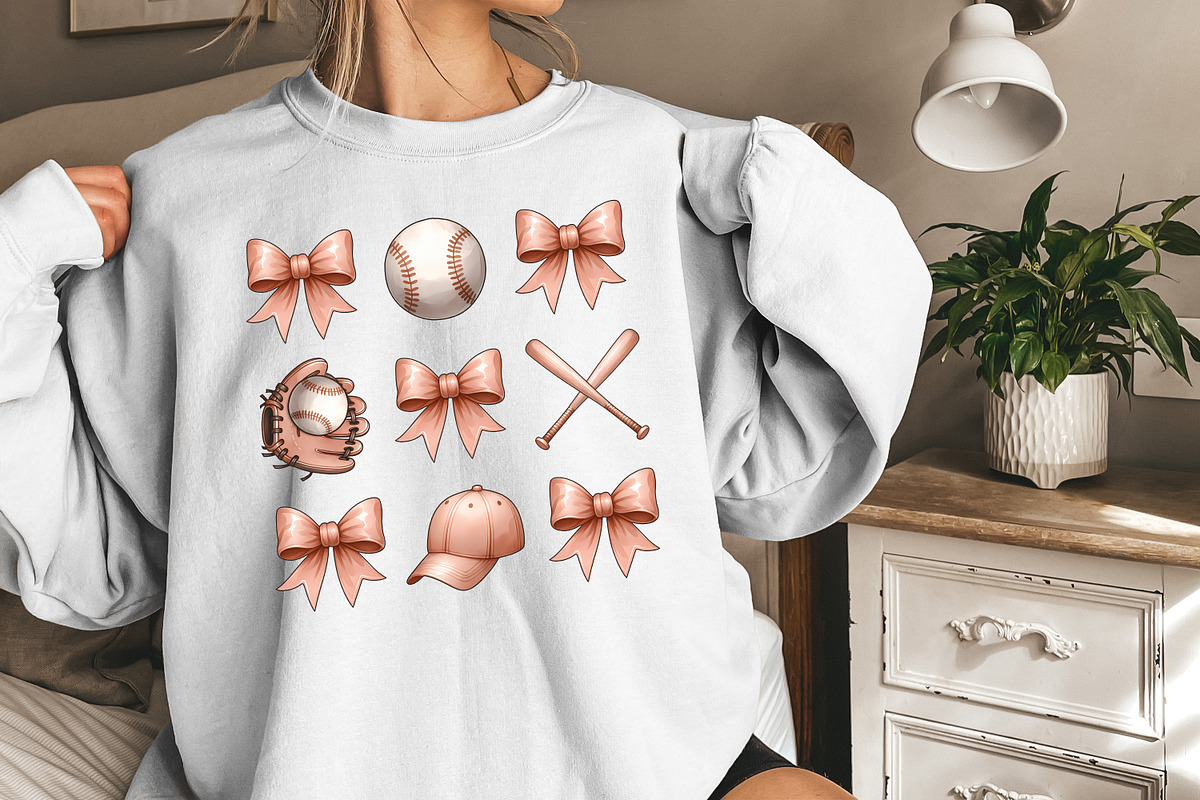 Pastel Rose Gold Baseball Coquette, an Object Graphic by SharpMarketplace (Photo 2 of 6)